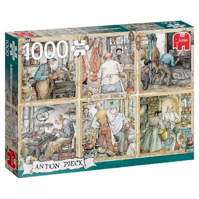 Jumbo 18817 Anton Pieck Handwerker 1000 Teile Puzzle