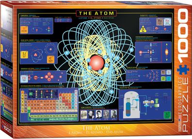 EuroGraphics 6000-1002 Das Atom 1000 Teile Puzzle