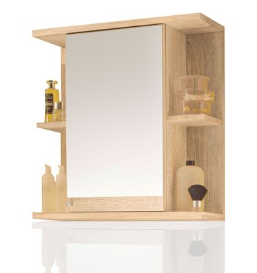 Spiegelschrank Mykonos Badmöbel Bad Spiegel Wandmontage Medizinschrank 66cm