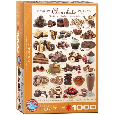 EuroGraphics 6000-0411 Schokolade 1000 Teile Puzzle