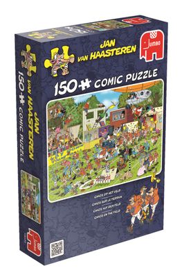 Jumbo 19020 Jan van Haasteren Chaos auf dem Feld 150 Teile Puzzle