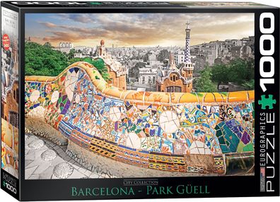 EuroGraphics 6000-0768 Barcelona, Park Güell 1000 Teile Puzzle