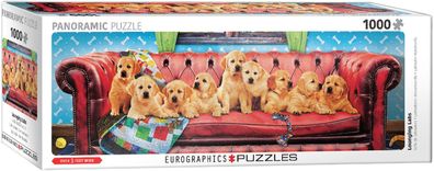 EuroGraphics 6010-5630 Labrador Hundesofa 1000 Teile Panorama Puzzle