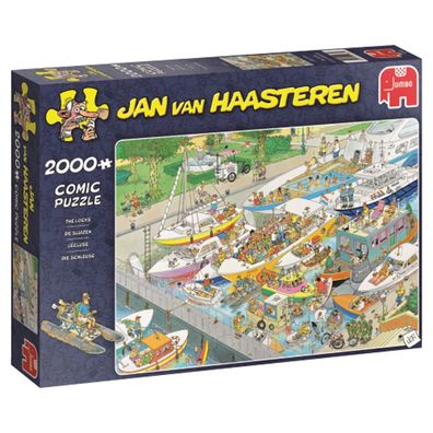 Jumbo 19068 Jan van Haasteren Die Schleuse 2000 Teile Puzzle