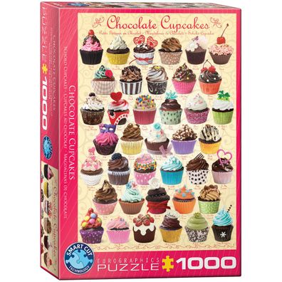 EuroGraphics 6000-0587 Schokoladen Cupcakes 1000-Teile Puzzle