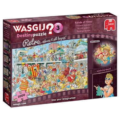 Jumbo 19169 Wasgij Destiny Retro 3 Sandige Zeiten! 1000 Teile Puzzle