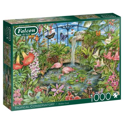 Falcon 11295 Debbie Cook Tropical Conservatory 1000 Teile Puzzle