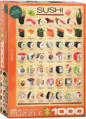 EuroGraphics 6000-0597 Sushi 1000 Teile Puzzle