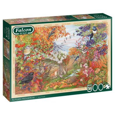 Falcon 11270 Anne Searle Herbsthecke 500 Teile Puzzle