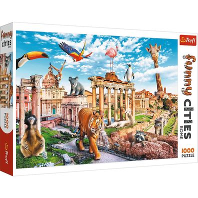 Trefl 10600 Funny Cities Rom 1000 Teile Puzzle