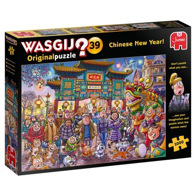 JUMBO 25011 Wasgij Original 39 Chinesisches Neujahr 1000 Teile Puzzle