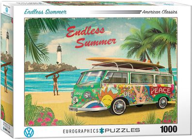 EuroGrahpics 6000-5619 VW Endless Summer 1000 Teile Puzzle