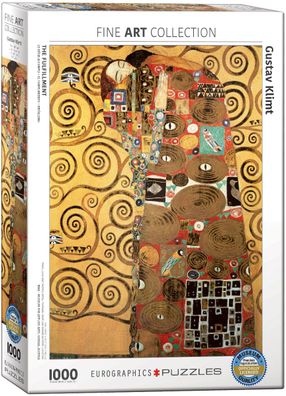 EuroGraphics 6000-9961 Gustav Klimt Erfüllung (Detail) 1000 Teile Puzzle
