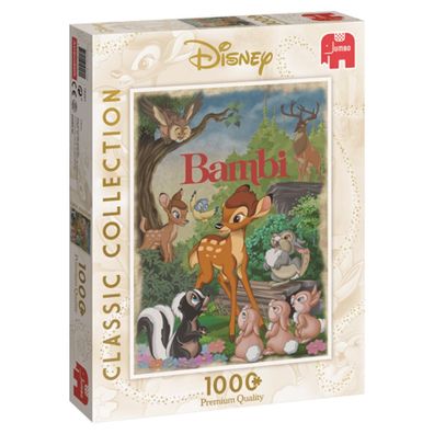 Jumbo 19491 Bambi 1000 Teile Disney Classic Collection Puzzle