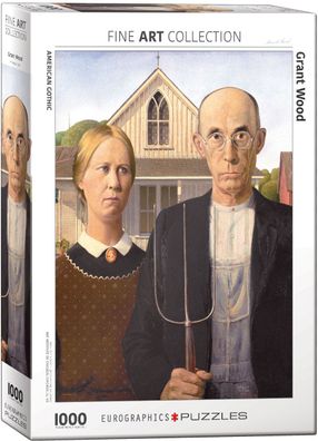 EuroGraphics 6000-5479 Grant Wood American Gothic 1000 Teile Puzzle