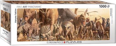 EuroGraphics 6010-4650 Dinosaurs von Haruno Takino 1000-teiliges Puzzle