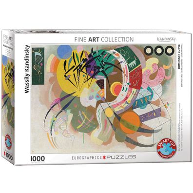 EuroGraphics 6000-0839 Dominante Kurve von Wassily Kandinsky 1000-Teile Puzzle