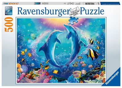 Ravensburger 14811 Tanzende Delphine 500 Teile Puzzle