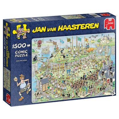 Jumbo 19088 Jan van Haasteren Highland Games 1500 Teile Puzzle