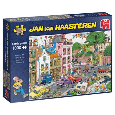 Jumbo 19069 Jan van Haasteren Freitag der 13. 1000 Teile Puzzle