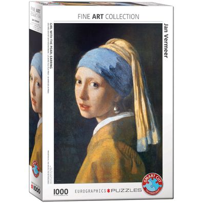 EuroGraphics 6000-5158 Das Mädchen mit dem Perlenohrring von Jan Vermeer de ...
