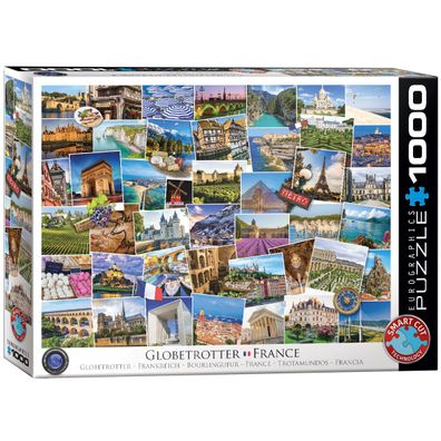 EuroGraphics 6000-5466 Globetrotter Frankreich 1000-Teile Puzzle