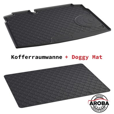 SET Kofferraumwanne & DoggyMat passend für VW Golf VI Schrägheck 2008-2012 passgenau