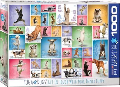 Eurographics 6000-0954 Yoga Dogs 1000 Tele Puzzle