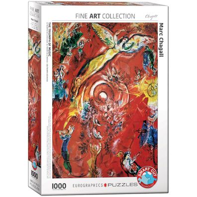 EuroGraphics 6000-5418 Der Triumpf der Musik von Marc Chagall 1000-Teile Puzzle