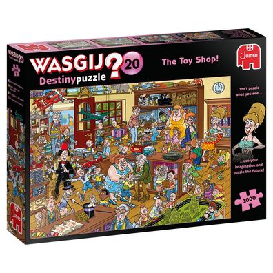 Jumbo 19171 Wasgij 20 Destiny Das Spielzeuggeschäft! 1000 Teile Puzzle