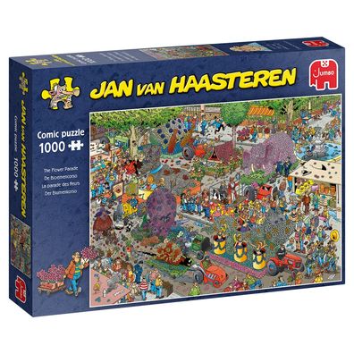 JUMBO 19071 Jan van Haasteren Der Blumenkorso 1000 Teile Puzzle