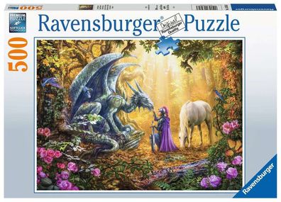 Ravensburger 16580 Drachenflüsterer 500 Teile Puzzle