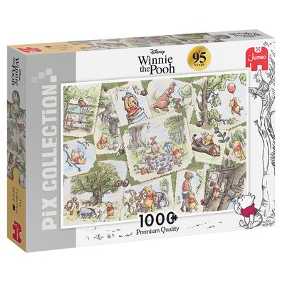 Jumbo 18875 Disney Pix Collection Winnie the Pooh 95 Jahre Jubiläum 1000 Teile Puzzle
