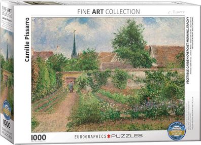 EuroGraphics 6000-0825 Camille Pissarro Obstgarten in Eragny, Bedeckter Himmel ...