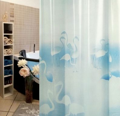 GELCO Design-Duschvorhang 180x200cm Textilduschvorhang oder PVC versch Designs 