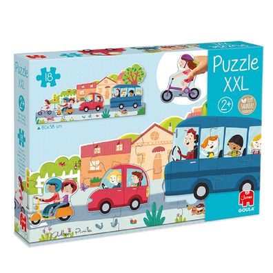 Goula 453428 Puzzle XXL Stadt, Puzzle