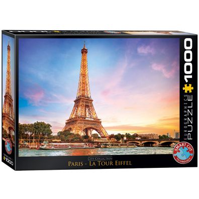 EuroGraphics 6000-0765 Paris Eiffelturm 1000-Teile Puzzle
