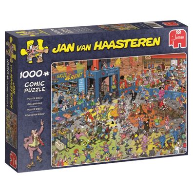 JUMBO 19060 Jan van Haasteren Rollschuh Disco 1000 Teile Puzzle