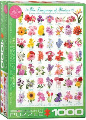 EuroGraphics 6000-0579 Die Sprache der Blumen 1000 Teile Puzzle