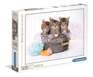 Clementoni 35065 Kittens and Soap 500 Teile Puzzle
