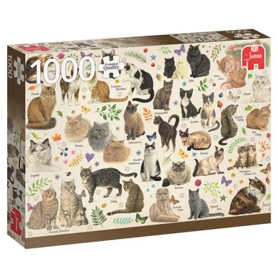 Jumbo 18595 Katzenposter 1000 Teile Puzzle