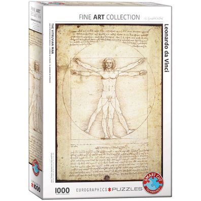 EuroGraphics 6000-5098 Der Vitruvianische Mensch von Leonardo Da Vinci 1000 ...