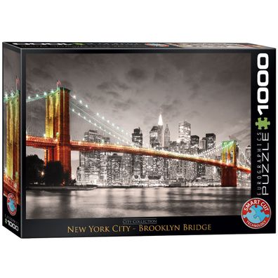EuroGraphics 6000-0662 New York City Brooklyn Bridge 1000 Teile Puzzle