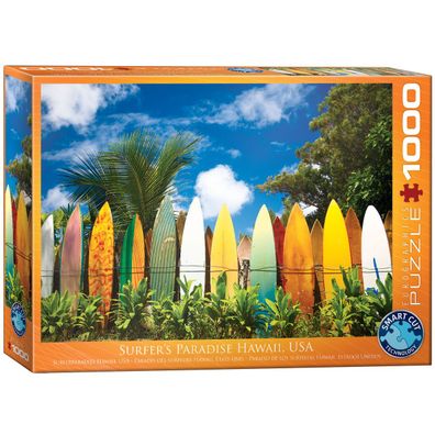 EuroGraphics 6000-0550 Hawaii Surferparadies 1000-Teile Puzzle