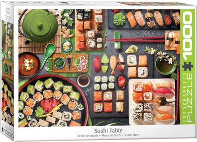 EuroGraphics 6000-5618 Sushi Tisch 1000 Teile Puzzle