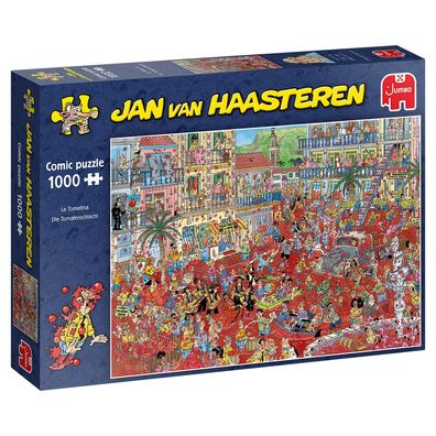 JUMBO 20043 Jan van Haasteren Die Tomatenschlacht 1000 Teile Puzzle