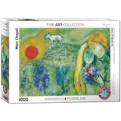 EuroGraphics 6000-0848 Die Liebenden von Vence von Marc Chagall 1000 Teile Puzzle