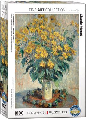 EuroGraphics 6000-0319 Claude Monet Jerusalem Artischockenblüten 1000 Teile Puzzle