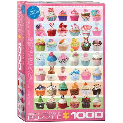 Eurographics 605861 Cupcakesfest + Rezept 1000 Teile Puzzle