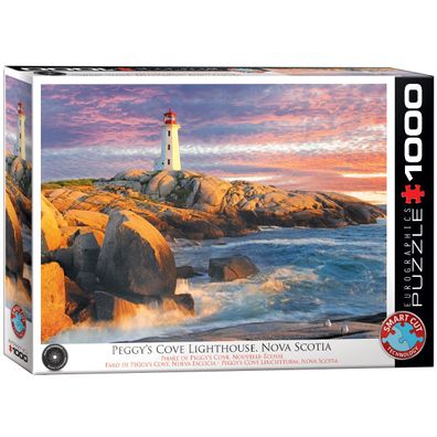 Eurographics 6000-5437 Peggy's Cove Leuchtturm Nova Scotia 1000-Teile Puzzle